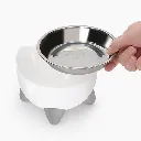 Catit - Kit Abreuvoir et Mangeoire Pixi Combo pour Chats blanc 4.webp