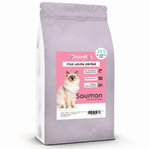 Croquettes Chat adulte stérilisé au Saumon